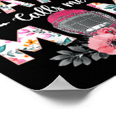 私のホッケーお気に入りの選手は私を母ホッケーママと呼ぶ ポスター (角)