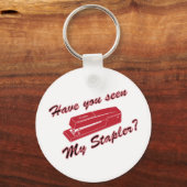 私のホッチキス見た？ キーホルダー (正面)