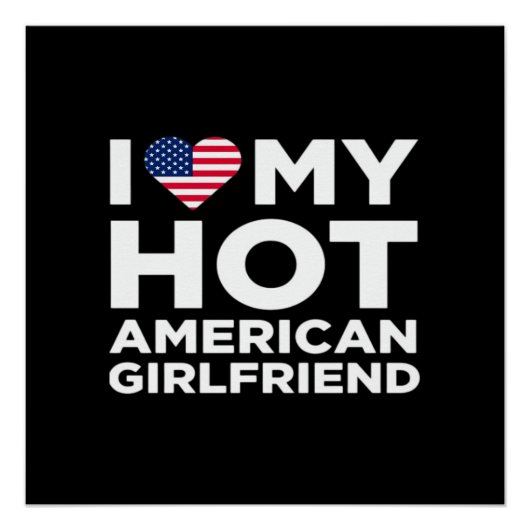 私のホットなアメリカ人彼女が大好き ポスター (正面)