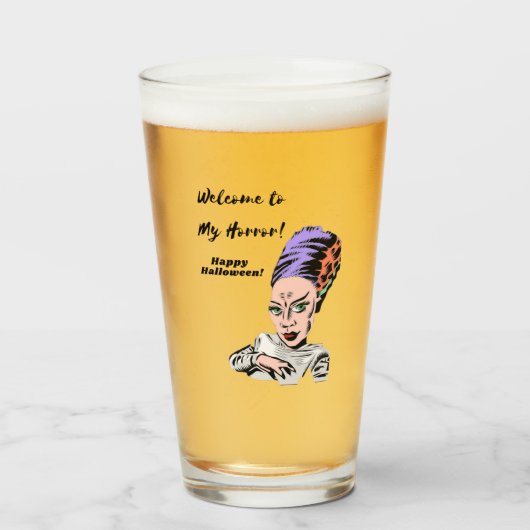 私のホラーハロウィーンへようこそ タンブラーグラス (ドリンク正面)