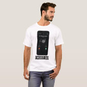 私のホーフランスのンはGo Music Giftをおもしろい呼んでいる Tシャツ (正面フル)