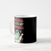 私のホーム転がボーリングボウリングをする人、 クリケットの投手おもしろいギフトと コーヒーマグカップ (正面左)