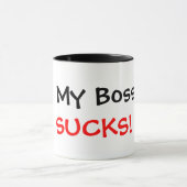 私のボスの最低! コーヒー・マグ マグカップ (中央)