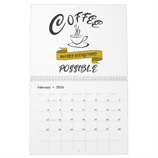 私のボスは私は良い一日を過ごさなければならないと言った カレンダー (2月 2026)