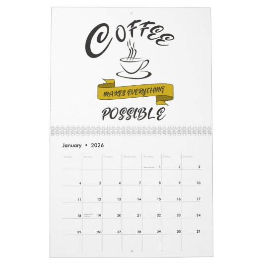 私のボスは私は良い一日を過ごさなければならないと言った カレンダー (1月 2026)