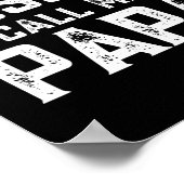 私のボスは私をパパおじいちゃんおもしろい父の日Gと呼ぶ ポスター (角)