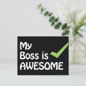 私のボスは素晴らしはがき ポストカード (スタンド正面)