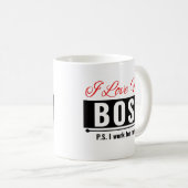 私のボス コーヒーマグカップ (正面右)