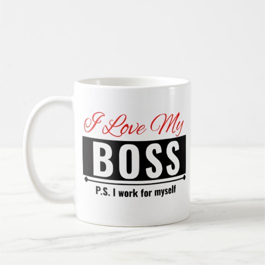 私のボス コーヒーマグカップ (左)