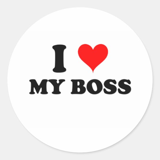 私のボス ラウンドシール (正面)