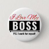 私のボス 缶バッジ (正面)