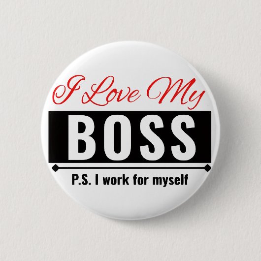 私のボス 缶バッジ (正面)