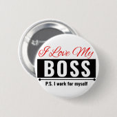 私のボス 缶バッジ (正面&裏面)