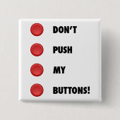 私のボタンを押さないで下さい! 缶バッジ (正面)