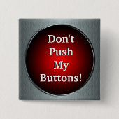 私のボタンを押さないで下さい! Pin 缶バッジ (正面)