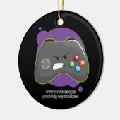 私のボタンを押して下さい セラミックオーナメント (左)