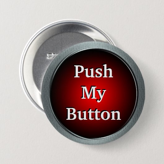 私のボタンPinを押して下さい 缶バッジ (正面&裏面)