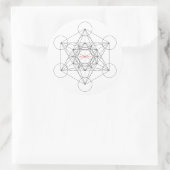 私のボックスは…メタトロンのキューブ。 ラウンドシール (バッグ)