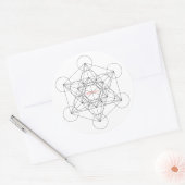 私のボックスは…メタトロンのキューブ。 ラウンドシール (封筒)