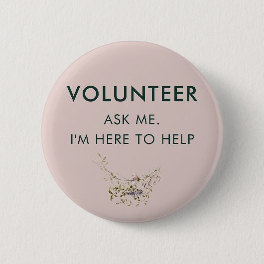 私のボラン頼ティフローライベントアシスタント 缶バッジ (正面)