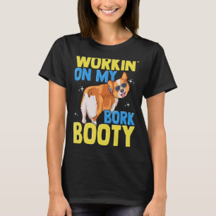 私のボルクブースでCorgiワーキン'かわいいCorgi Dog Bree Tシャツ