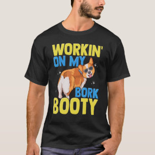私のボルクブースでCorgiワーキン'かわいいCorgi Dog Bree Tシャツ