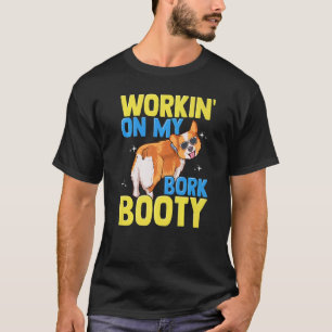 私のボルクブースでCorgiワーキン'かわいいCorgi Dog Bree Tシャツ