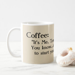 "私のボーイフレンドのためのおもしろいで、甘いコーヒー・マグ、! " コーヒーマグカップ