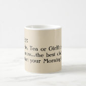 "私のボーイフレンドのためのおもしろいで、甘いコーヒー・マグ、! " コーヒーマグカップ (中央)