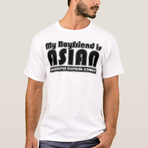 私のボーイフレンドはアジアです Tシャツ