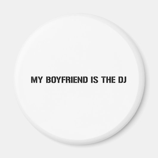 私のボーイフレンドはDJだ マグネット (正面)