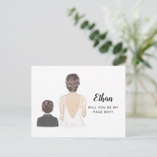 私のボーイ提案ポストカードのページを選択 ポストカード (スタンド正面)