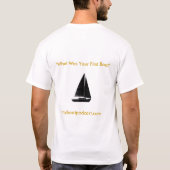 私のボートのポッドキャスト Tシャツ (裏面)