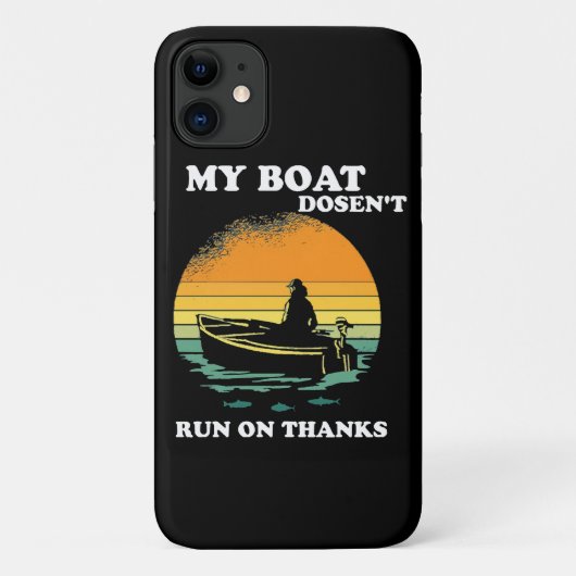 私のボートは感謝では動かない Case-Mate iPhoneケース (裏面)