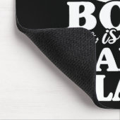 私のボートは私の幸せな場所のボートセール マウスパッド (コーナー)