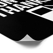 私のボート走はボー感謝していト1に乗らない ポスター (角)