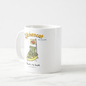 "私のボート"のマグ浮かべます コーヒーマグカップ (正面左)