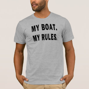 私のボート。マイルール – ボーテおもしろいィング Tシャツ