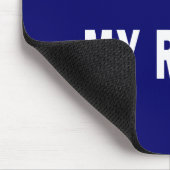 私のボート。 私の規則-おもしろいな船遊び マウスパッド (コーナー)