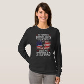 私のボーリングお気に入りのプレーヤーは私をStepdad Uと呼ぶ Tシャツ (正面フル)