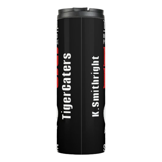 私のボーリングの言い訳おもしろい図 タンブラー (裏面)