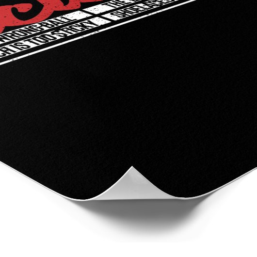 私のボーリングはおもしろいボウリングをする人、 クリケットの投手のボールピン ポスター (角)