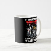 私のボーリング戦略はトップシークレットボーリングボールStr コーヒーマグカップ (正面右)