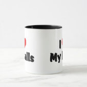 私のボールが大好き マグカップ (中央)