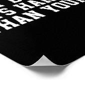 私のボールはあなたのボールよりも硬おもしろいく打つ – Men's Bowli ポスター (角)