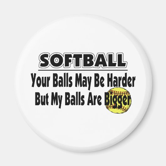 私のボールは大きい マグネット (正面)