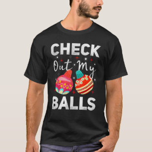 私のボールをチェック、クリスマス Tシャツ