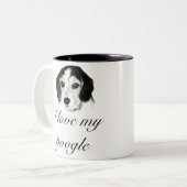 私のポガールを愛する ツートーンマグカップ (正面左)