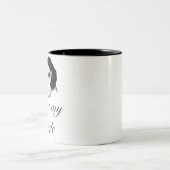 私のポガールを愛する ツートーンマグカップ (中央)