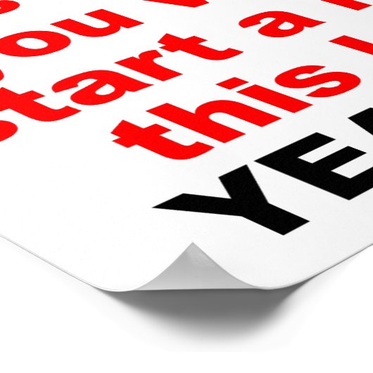 私のポスターおもしろいは何歳 ポスター (角)